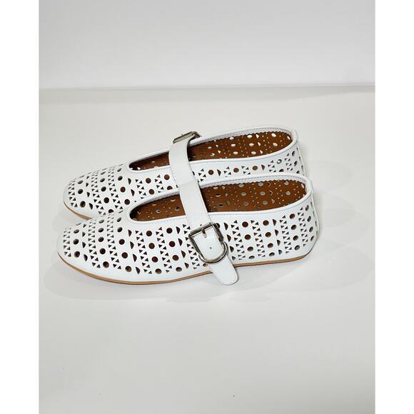 Beauty Cry Women's Mesh Ballet Flats Mary Jane Buckle Strap Suze 8.5 - Picture 3 of 6